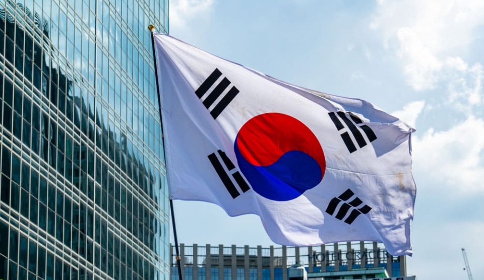 Flaga Korei Południowej, biurowiec