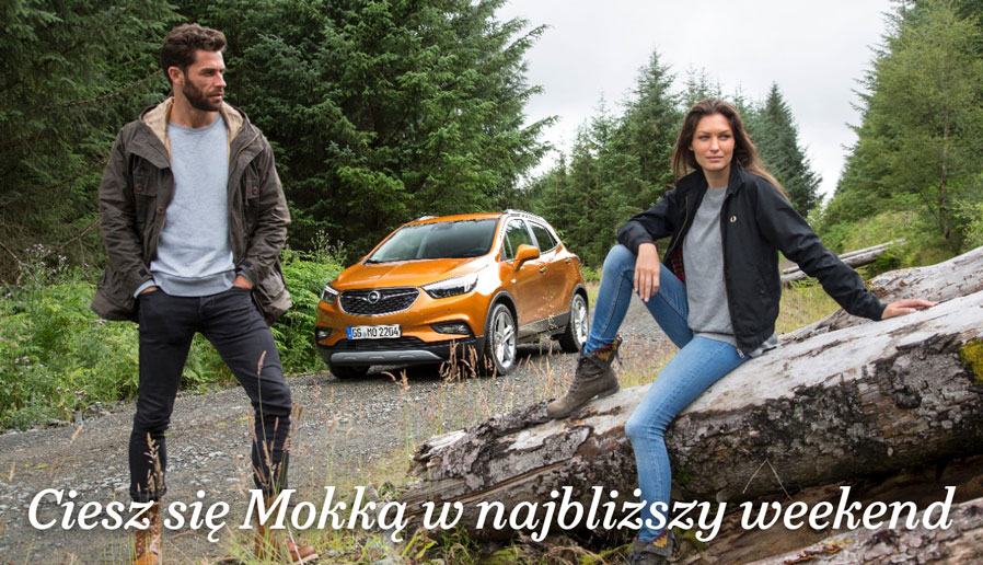 Opel Mokka, on i ona, plener