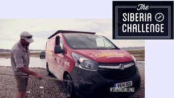 Opel Vivaro w czasie rajdu Siberia Challenge
