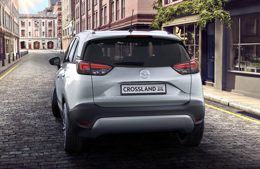Opel Crossland X srebrny Sovereign metalic